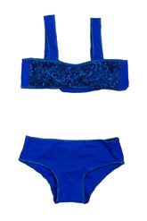 BIKINI FASCIA BAMBINA  BLU
